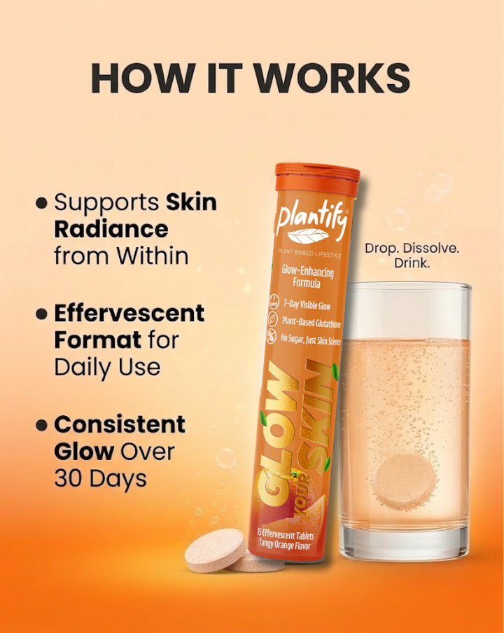 Advanced Skin Glow Formula with 500mg Glutathione